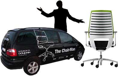 Wir liefern Ihnen Drehsessel und Objektstühle zum ausprobieren für eine Woche frei Haus